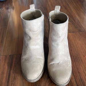 Tan bootie